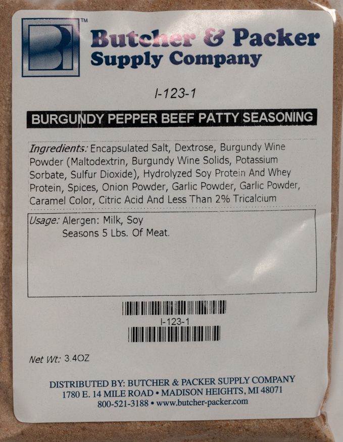 Burgundy Pepper Burger Seasoning